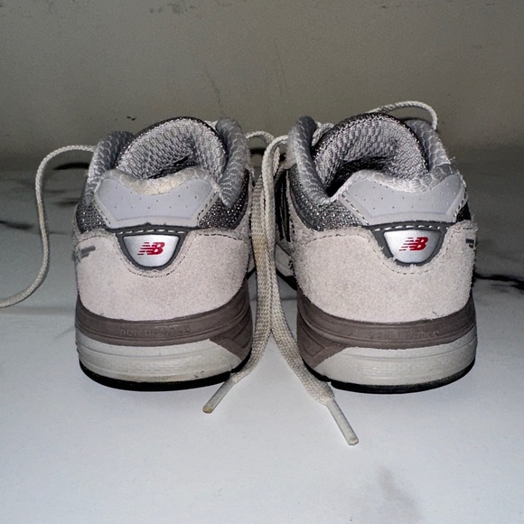 Pre-owned New Balance Kids' Black and Gray 999v4 Sneakers - Picture 8 of 14